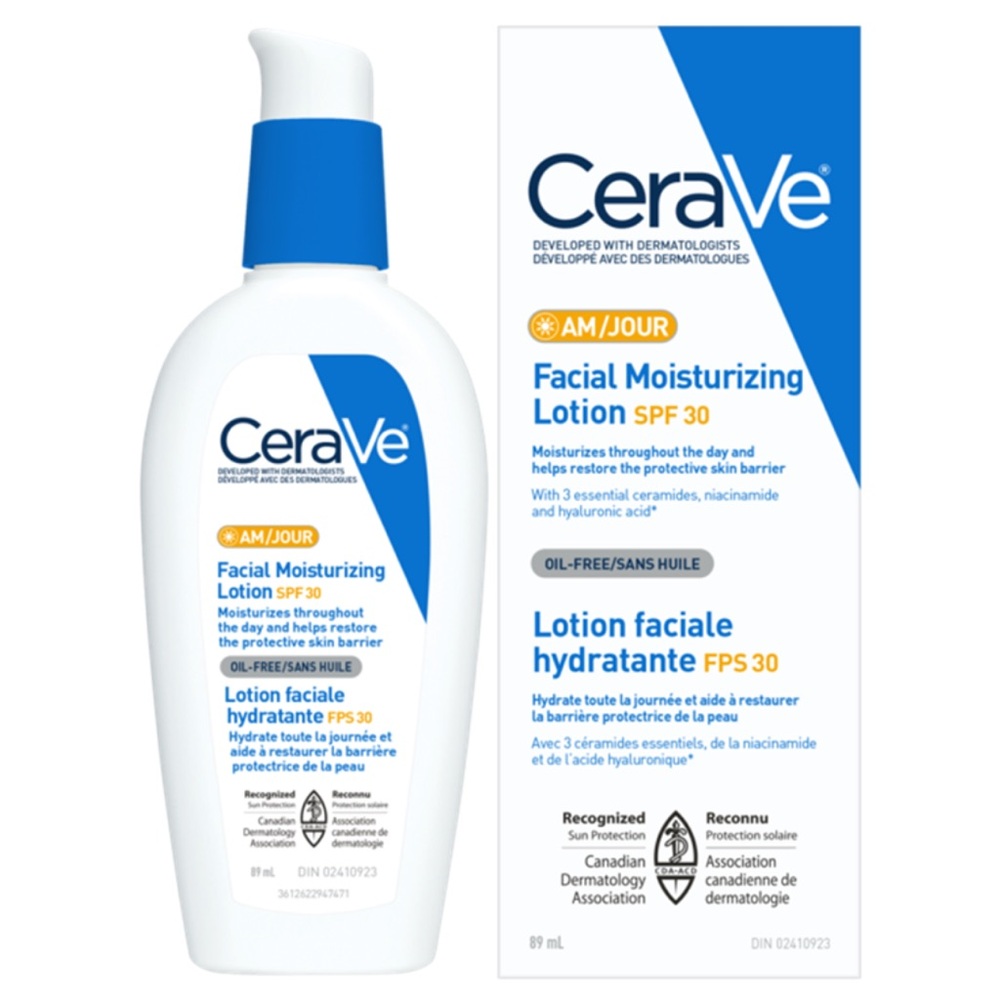 Cerave AM Facial Moisturizing Lotion SPF 30 day cream sunscreen